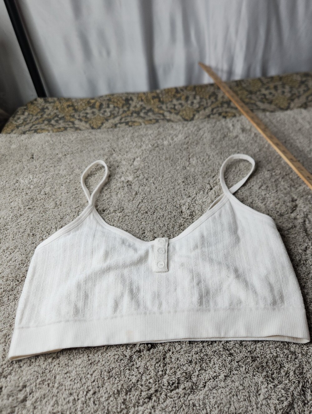 Women's White Bralette - Colsie - XL